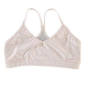 Sarah’s Day x White Fox Active Sports Bra Y Back Pink Floral Size S